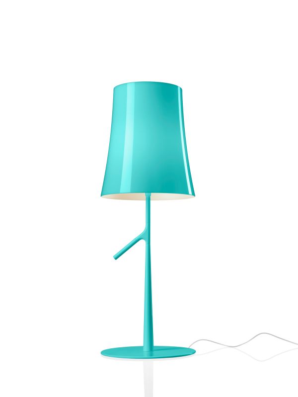 Birdie Piccola LED Tischleuchte Foscarini Aqua grün